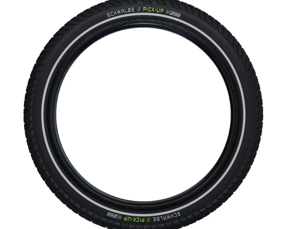Schwalbe E-Bike Parts|Tires|Pick-Up Cargo Bike Tire (Black/Reflective) (20") (2.15") (Wire Bead) (Addix E/Super Defense) (E50)