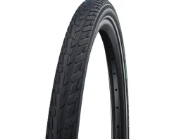 Schwalbe Tires|Road Cruiser Plus Tire (Black/Reflective) (PunctureGuard) (700c) (35mm) (Green Compound) (E25)