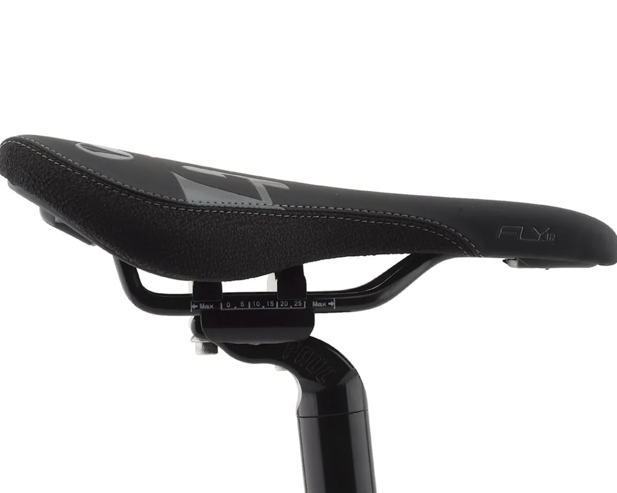 SDG Saddles & Seats|Fly Jr Kid's Saddle (Black) (Steel Rails) (122mm)