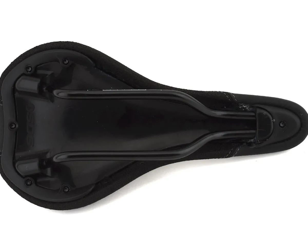 SDG Saddles & Seats|Fly Jr Kid's Saddle (Black) (Steel Rails) (122mm)