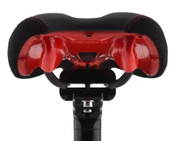 SDG Saddles & Seats|Radar Mountain Saddle (Black/Red) (Titanium Rails) (138mm)