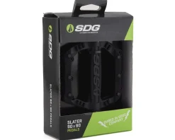 SDG Pedals & Cleats|Slater Nylon Flat Pedals (Black)