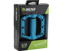 SDG Pedals & Cleats|Slater Nylon Flat Pedals (Blue)