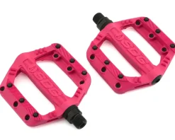 SDG Pedals & Cleats|Slater Nylon Flat Pedals (Neon Pink)