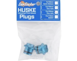 SeaSucker Vehicle Bike Racks|HUSKE Thru-Axle Plugs (Blue) (15 x 100mm)