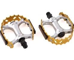 SE Bikes Pedals & Cleats|Bear Trap Pedals (Gold)