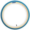 SE Bikes Tires|Cub BMX Tire (Blue/Tan) (20") (2.0") (406 ISO) (Wire)