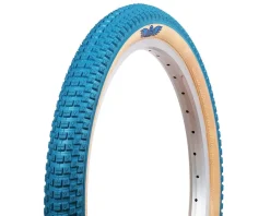 SE Bikes Tires|Cub BMX Tire (Blue/Tan) (20") (2.0") (406 ISO) (Wire)