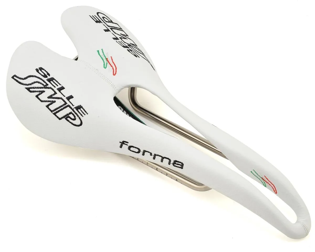 Selle SMP Saddles & Seats|Forma Saddle (White) (AISI 304 Rails) (137mm)