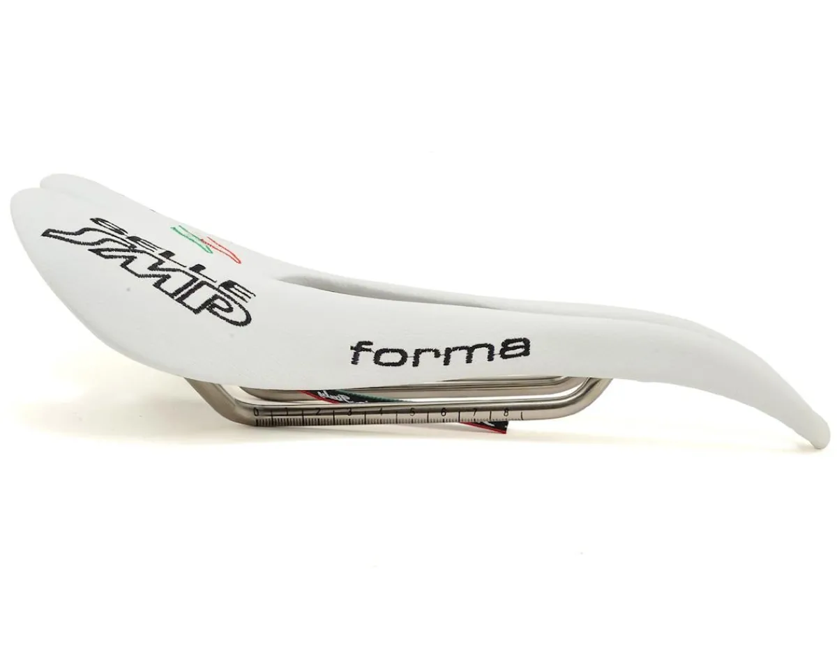 Selle SMP Saddles & Seats|Forma Saddle (White) (AISI 304 Rails) (137mm)