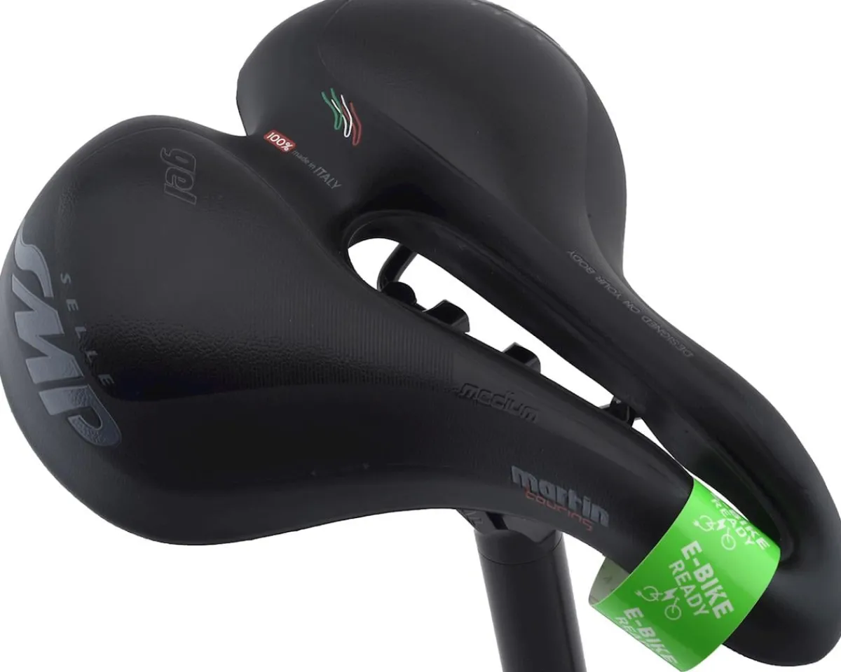 Selle SMP Saddles & Seats|Holiday Shopping|Martin Gel Touring Saddle (Black) (Steel Rails) (L) (263mm)