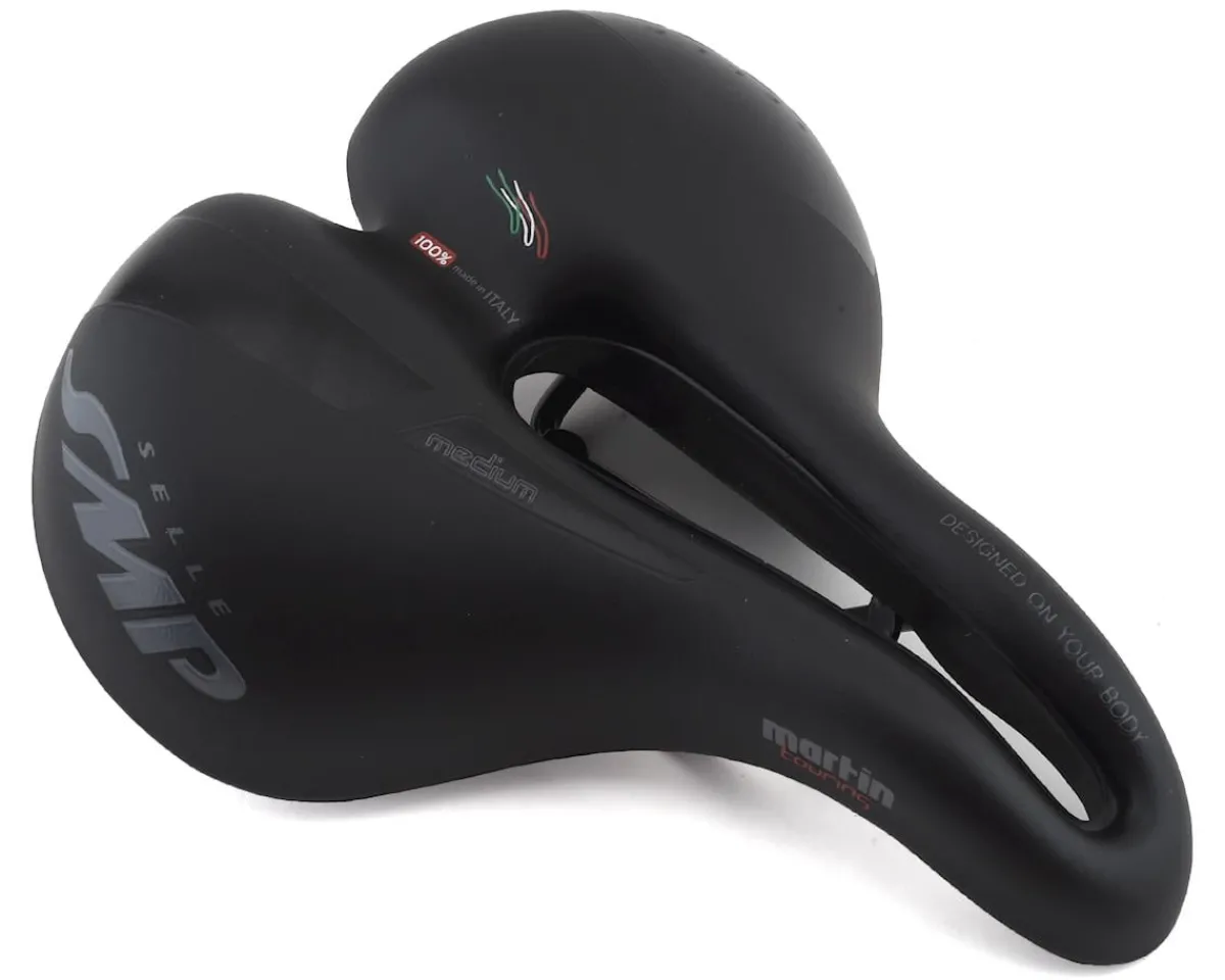 Selle SMP Saddles & Seats|Martin Touring Saddle (Black) (FeC30 Rails) (M) (218mm)