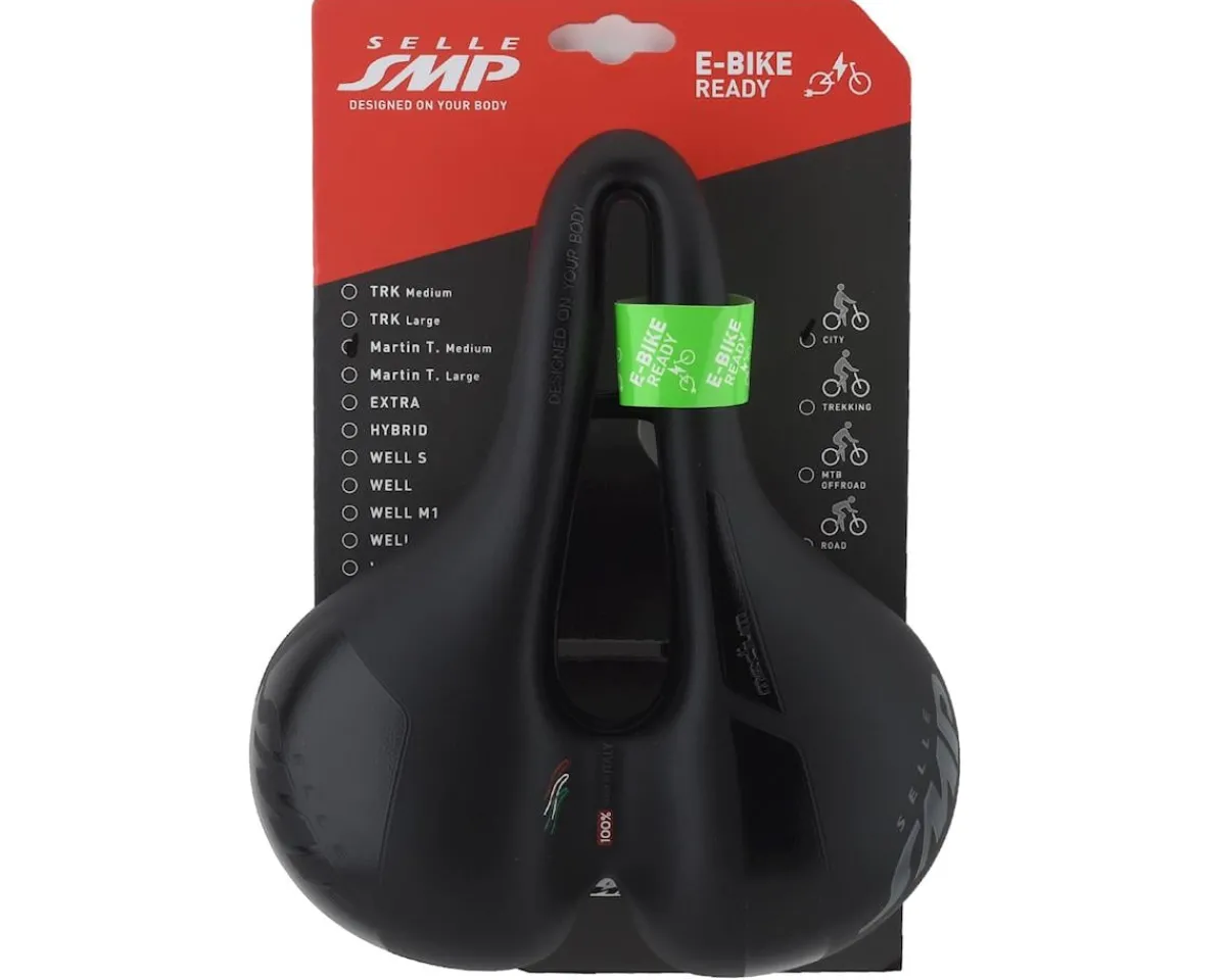 Selle SMP Saddles & Seats|Martin Touring Saddle (Black) (FeC30 Rails) (M) (218mm)