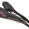 Selle SMP Saddles & Seats|Stratos Lady's Saddle (Black/Pink) (AISI 304 Rails) (131mm)