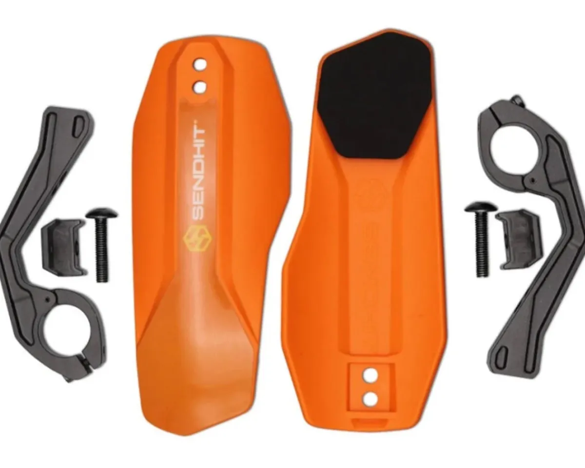 Sendhit Grips & Handlebar Tape|Handlebars|Nock V2 Handguards (Orange) (Pair)