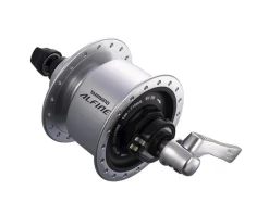 Shimano Wheels & Parts|Holiday Shopping|Alfine DH-S501 Dynamo Front Disc Hub (Silver) (Centerlock) (QR x 100mm) (32H)