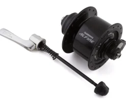 Shimano Wheels & Parts|Alfine DH-S501 Dynamo Front Disc Hub (Black) (Centerlock) (QR x 100mm) (36H)