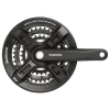 Shimano Cranksets & Parts|Holiday Shopping|Altus FC-M311 Crankset (Black) (3 x 7/8 Speed) (Square Taper) (170mm) (42/32/22T) (Riveted) (w/ Chain Guard)