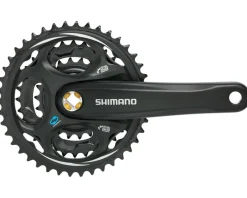 Shimano Cranksets & Parts|Holiday Shopping|Altus FC-M311 Crankset (Black) (3 x 7/8 Speed) (Square Taper) (170mm) (42/32/22T) (Riveted)