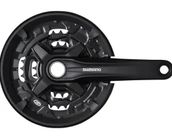 Shimano Cranksets & Parts|Altus FC-MT210-3 Crankset (Black) (9 Speed) (50mm Chainline) (24mm Spindle) (170mm) (40/30/22T)
