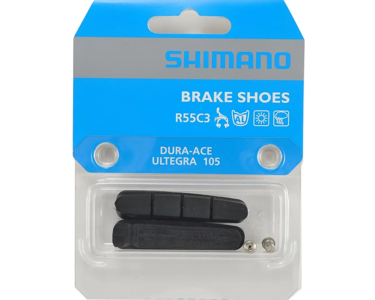 Shimano Brakes|Holiday Shopping|BR-7900 R55C3 Cartridge Road Brake Pad Inserts (Black) (1 Pair) (For /SRAM) (Alloy Rims)