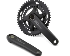 Shimano Cranksets & Parts|Holiday Shopping|CUES FC-U6040-2 Crankset (Black) (2 x 9/10 Speed) (175mm) (46/32T) (Hollowtech II)