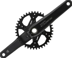 Shimano Cranksets & Parts|CUES FC-U6040-1 Crankset W/Chainring (Black) (1 x 9/10/11 Speed) (172.5mm) (40T) (Hollowtech II)