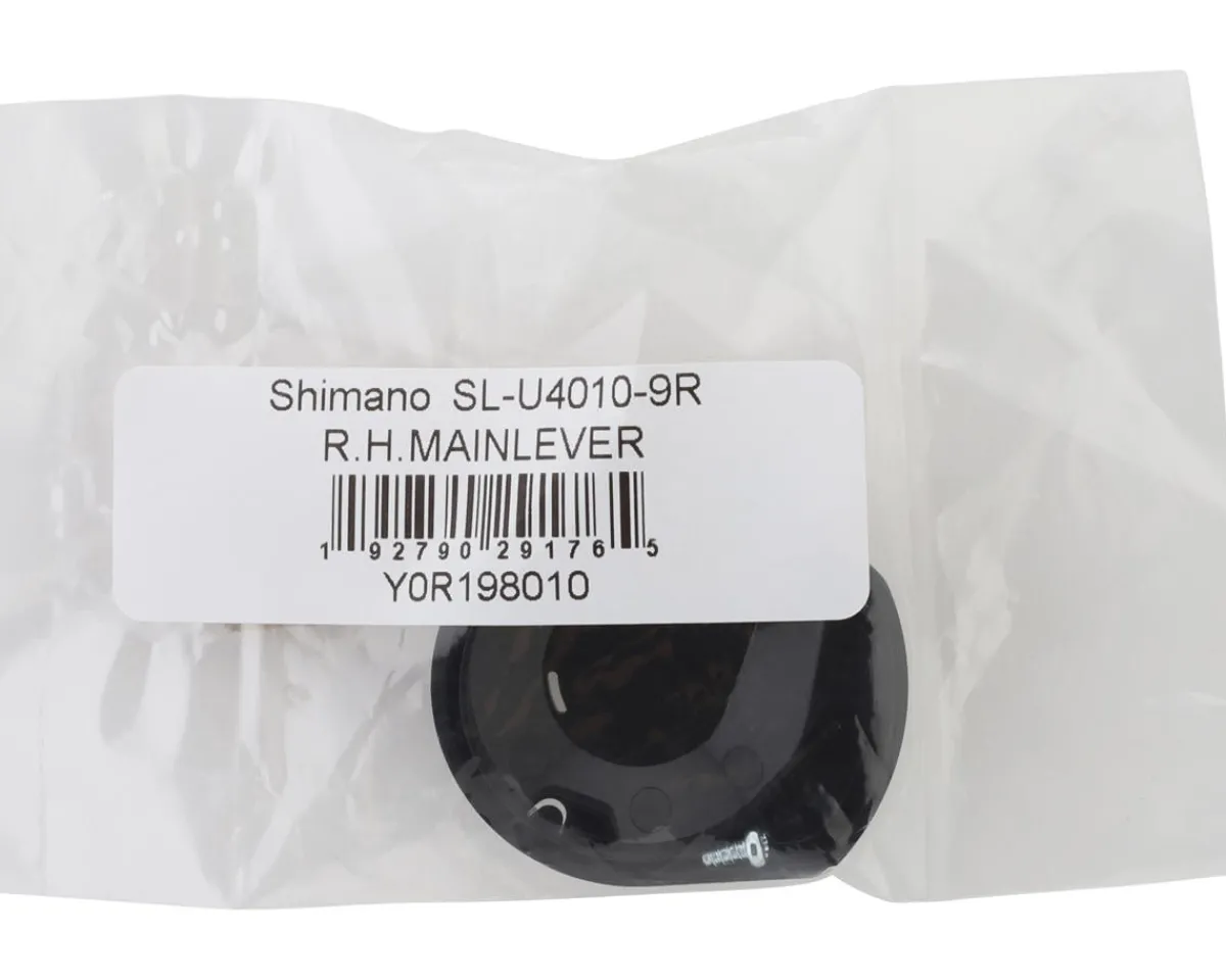 Shimano Shifters|Replacement Parts|CUES SL-U4010-9R Right Main Lever Cover (Black) (For 9-Speed) (w/Mounting Screw)