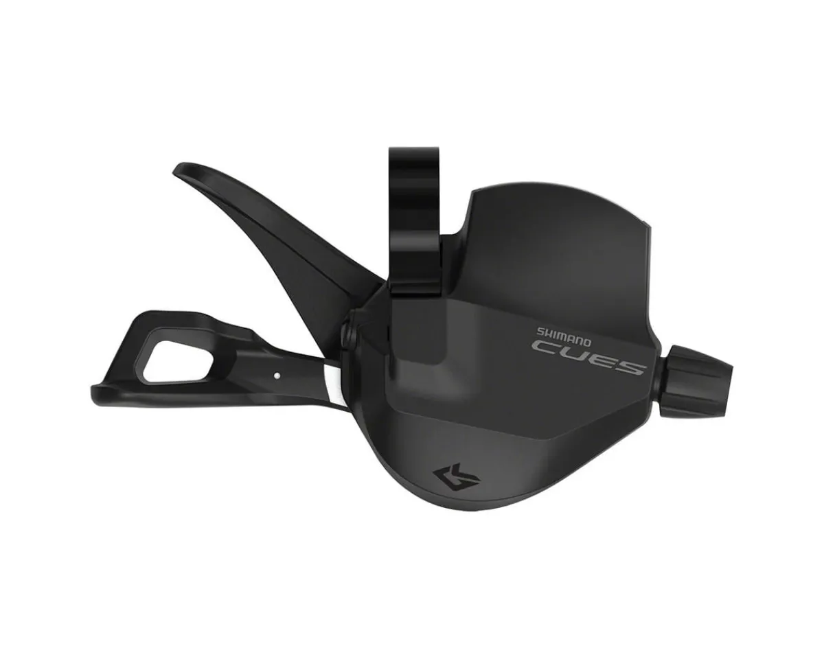 Shimano Shifters|Holiday Shopping|CUES SL-U4010 Trigger Shifter w/Optical Gear Display (Black) (Right) (9 Speed)