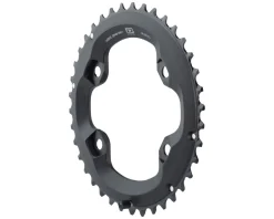 Shimano Chainrings & Accessories|Replacement Parts|Deore FC-M6000 Chainring (Black) (2 x 10 Speed) (Outer) (36T) (96mm BCD) (for 36-26T Set)