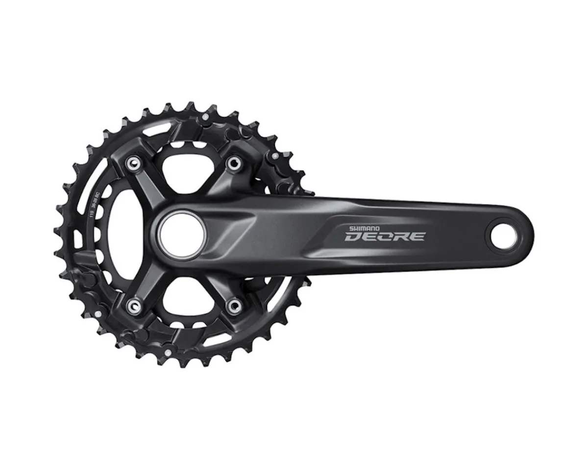Shimano Cranksets & Parts|Holiday Shopping|Deore M5100 Crankset w/ Chainrings (2 x 11 Speed) (51.8mm Chainline) (175mm) (36/26T)