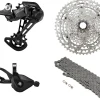 Shimano Groupsets|Deore M5100 Mountain Bike Groupset (Black) (1 x 11 Speed) (Brakes Sold Separately)