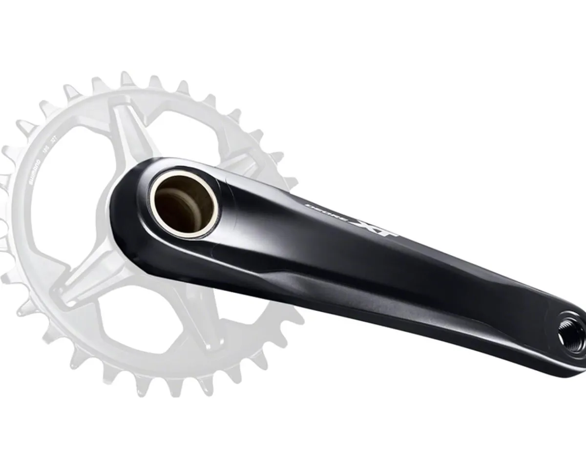 Shimano Cranksets & Parts|Holiday Shopping|Deore XT FC-M8100-1 Crankset (Black) (1 x 12 Speed) (Direct Mount) (Hollowtech II) (165mm) (52mm Chainline)