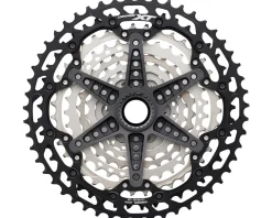 Shimano Cassettes|Deore XT/GRX CS-M8100 Cassette (Silver/Black) (12 Speed) (Micro Spline) (10-45T)