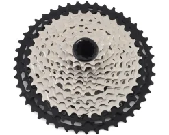 Shimano Cassettes|Deore XT/GRX CS-M8100 Cassette (Silver/Black) (12 Speed) (Micro Spline) (10-45T)