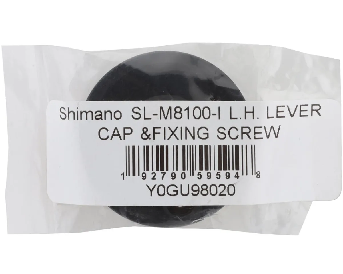 Shimano Shifters|Replacement Parts|Deore XT SL-M8100-I Left Lever Cap & Fixing Screw (Black)