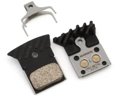 Shimano Brakes|105 Disc Brake Pads (Metal) (w/ Cooling Fins) (L04C-MF)