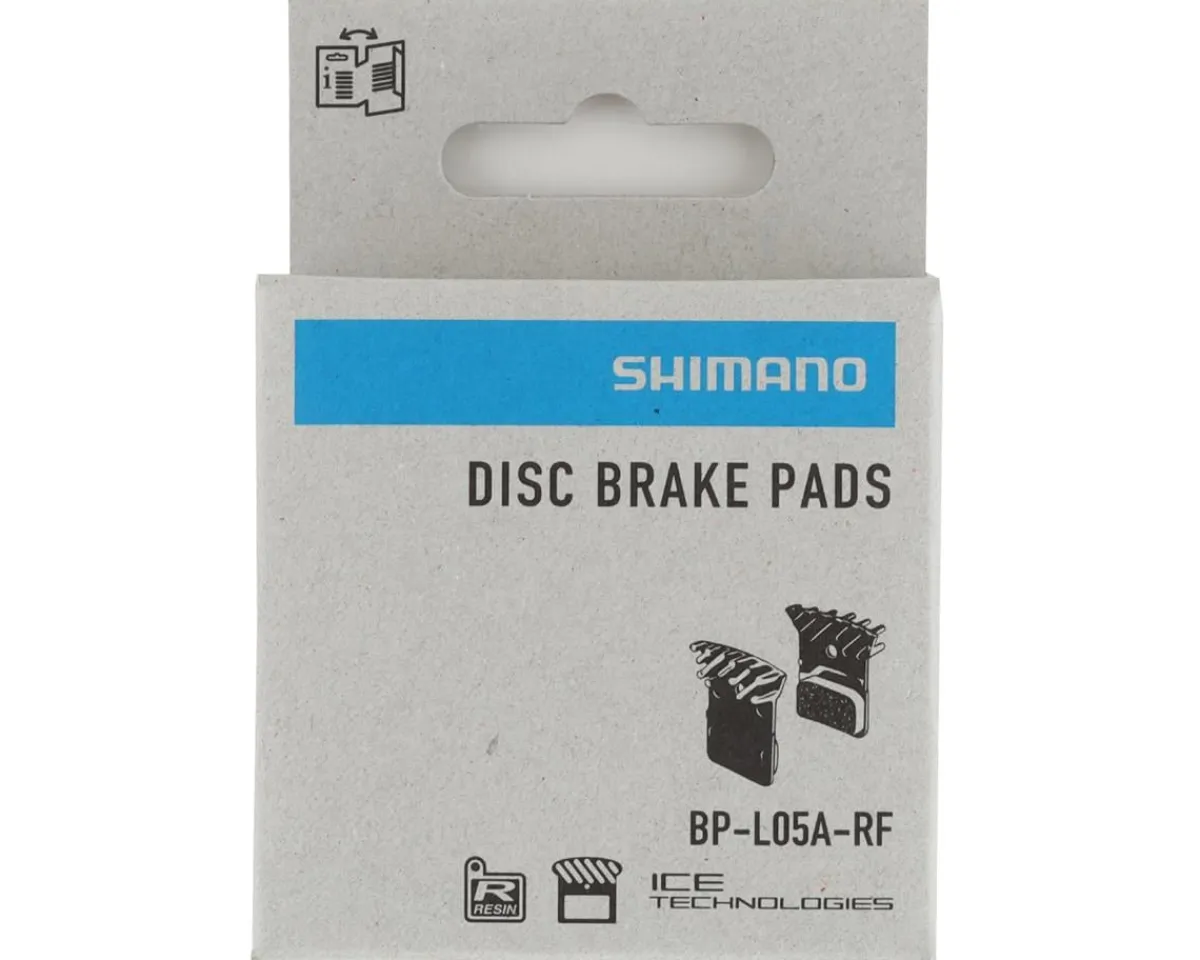 Shimano Replacement Parts|Brakes|Disc Brake Pads (Resin) (w/ Cooling Fins) (BP-L05A-RF) ( Road) (1 Pair)
