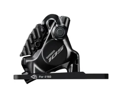 Shimano Brakes|Electronic Shifting|105 Di2 ST-R7170 Hydraulic Disc Brake/Shift Lever Kit (Black) (Flat Mount) (Left) (2x) (Caliper Included) (Electronic) (Wireless)