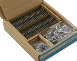 Shimano Brakes|Replacement Parts|D03S-RX Disc Brake Pads & Springs Bulk Pack (Resin Compound) (25 Pairs) (Stainless Steel Backplate)