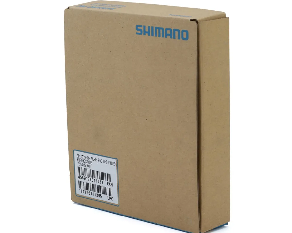 Shimano Brakes|Replacement Parts|D03S-RX Disc Brake Pads & Springs Bulk Pack (Resin Compound) (25 Pairs) (Stainless Steel Backplate)