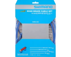 Shimano Replacement Parts|Cables & Housing|Dura-Ace BC-9000 Road Brake Cable Set (Blue) (Polymer-Coated) (1.6mm) (1000/2000mm)