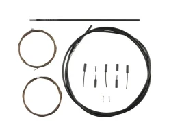 Shimano Cables & Housing|Dura-Ace R9100 SP41 Polymer-Coated Derailleur Cable Set (Black) (1.2mm) (1800/2100mm) (Cables & Housing)