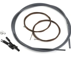 Shimano Replacement Parts|Cables & Housing|Dura-Ace SP41 Polymer-Coated Derailleur Cable Set (High-Tech Grey) (1.2mm) (1800/2100mm) (Cables & Housing)