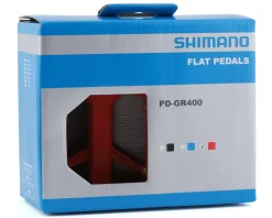 Shimano Pedals & Cleats|GR400 Platform Pedals (Red)