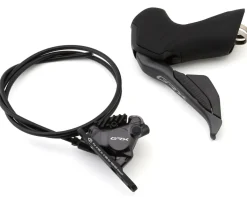 Shimano Brakes|Electronic Shifting|GRX Di2 ST-RX825 Hydraulic Disc Brake/Shift Lever (Black) (Flat Mount) (Left) (2x) (Caliper Included) (Electronic) (Wireless)