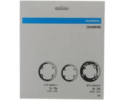 Shimano Chainrings & Accessories|Replacement Parts|GRX FC-RX610-2 Chainring (Black) (80/110m Asymmetric BCD) (2 x 12 Speed) (Inner) (30T)
