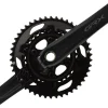Shimano Cranksets & Parts|Holiday Shopping|GRX FC-RX600 Crankset (Black) (2 x 11 Speed) (Hollowtech II) (165mm) (46/30T) (110 Asymmetric BCD)
