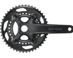 Shimano Cranksets & Parts|Holiday Shopping|GRX FC-RX610-2 Crankset (Black) (2 x 12 Speed) (Hollowtech II) (165mm) (46/30T)