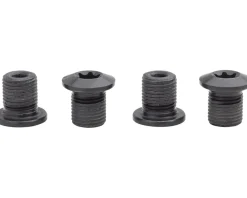 Shimano Chainrings & Accessories|Replacement Parts|GRX FC-RX810 Single Ring Chainring Bolt Set (Black) (4 Bolts)